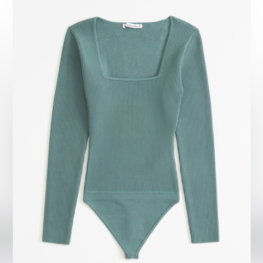 Abercrombie Squareneck Long Sleeve Bodysuit